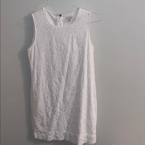 GAP white dress with floral lace detail